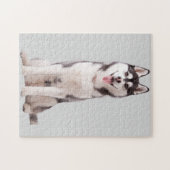 Siberische Husky-hond Legpuzzel (Horizontaal)