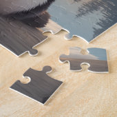 Siberische Husky Hond Legpuzzel (Zijkant)