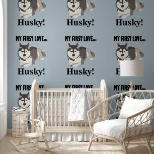 Siberische Husky Hond Pet Siberische Husky Behang