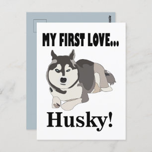 Siberische Husky Hond Pet Siberische Husky Briefkaart