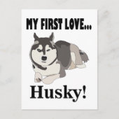 Siberische Husky Hond Pet Siberische Husky Briefkaart (Voorkant)