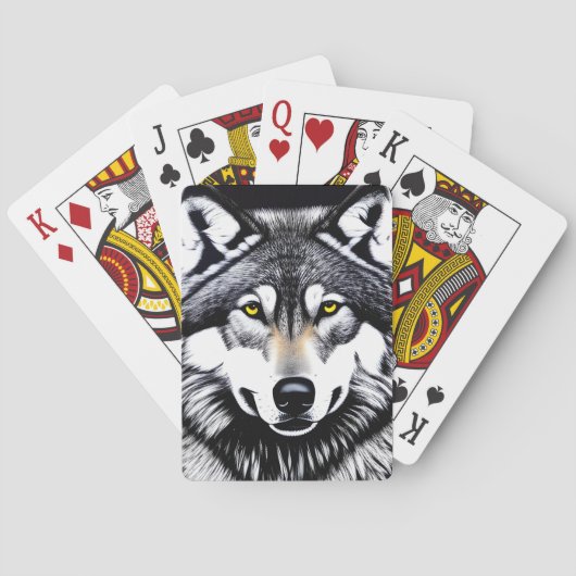 Siberische Husky-hond Pokerkaarten (Achterkant)