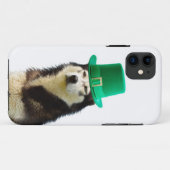 Siberische Husky Hond St. Patrick's dag Case-Mate iPhone Case (Achterkant (horizontaal))
