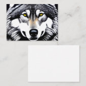 Siberische Husky-hond Visitekaartje (Voorkant / Achterkant)