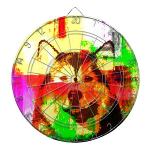 Siberische Husky Hondenkunst Dartbord