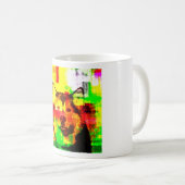 Siberische Husky Hondenkunst Koffiemok (Voorkant rechts)