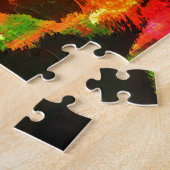 Siberische Husky Hondenkunst Legpuzzel (Zijkant)