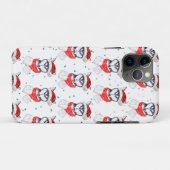 Siberische Husky-hondenras Kerststerren Case-Mate iPhone Case (Achterkant (horizontaal))