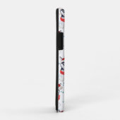 Siberische Husky-hondenras Kerststerren Case-Mate iPhone Case (Achterkant/rechts)