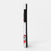 Siberische Husky-hondenras Kerststerren Case-Mate iPhone Case (Achterkant/links)