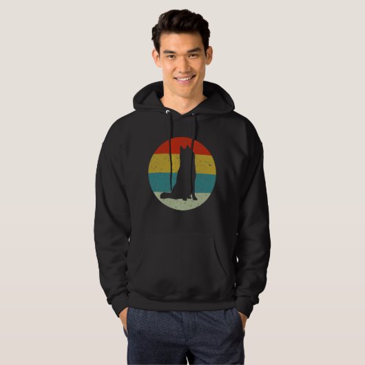 siberische husky hoodie (Voorkant volledig)