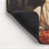 Siberische Husky in de herfst laat Herfst inspirer Muismat (Hoek)