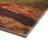 Siberische Husky in de herfst laat Herfst inspirer Snijplank (Hoek)