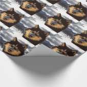 Siberische Husky Inpakpapier (Hoek)