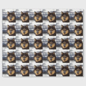 Siberische Husky Inpakpapier (Vlak)