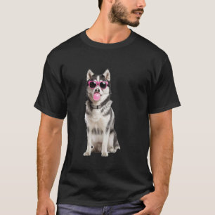 Siberische Husky Kauwgom T-shirt
