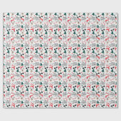 Siberische Husky Kerst Inpakpapier (Vlak)