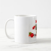 Siberische Husky Kerst met Ornament geschenkdoos Koffiemok (Links)