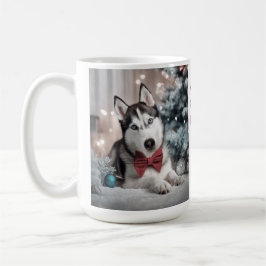 Siberische Husky Kerst Mok