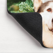 Siberische Husky Kerstboom Ornamenten Sneeuwman Muismat (Hoek)