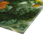 Siberische Husky Kerstboom Ornamenten Sneeuwman Snijplank (Hoek)