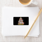 Siberische husky kerstboomverlichting | hondenoorl etiket (Insitu)