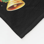 Siberische husky kerstboomverlichting | hondenoorl fleece deken (Hoek)