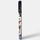 Siberische Husky Kerstfeest Seizoen Case-Mate iPhone Case (Achterkant / Links)