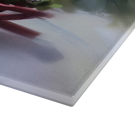 Siberische Husky Kerstsneeuw winter Snijplank (Hoek)