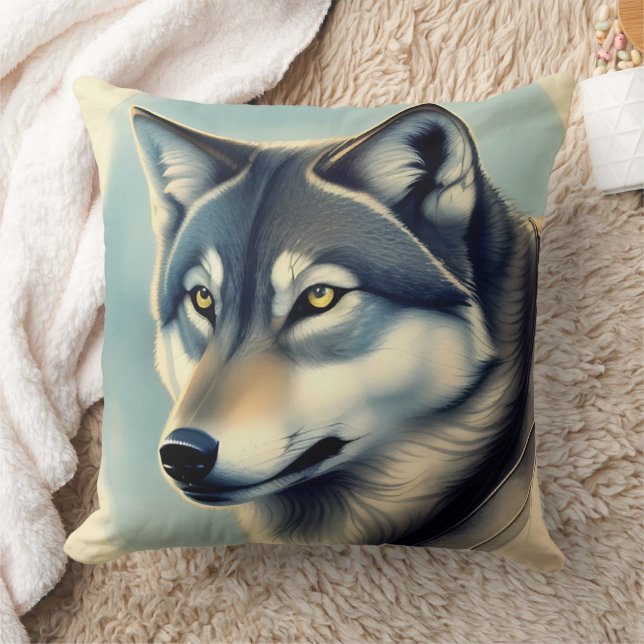 Siberische Husky Kussen (Deken)