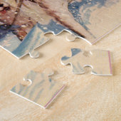 Siberische husky leed dogs die hun ding doen legpuzzel (Zijkant)