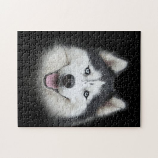 siberische husky legpuzzel (Horizontaal)