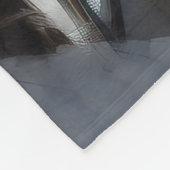 Siberische Husky liet het sneeuwKerstmis Fleece Deken (Hoek)