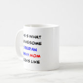 siberische husky mam , geweldige koffiemok (Voorkant links)