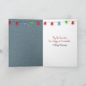 Siberische Husky met een sneeuwpop Kaart (Binnen)