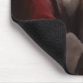 Siberische Husky Met Sinterklaas Feestelijke Kerst Muismat (Hoek)