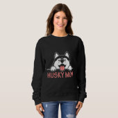 Siberische Husky Moeder 9 Trui (Voorkant volledig)