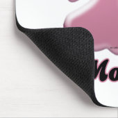 Siberische Husky Moeder Roze Pawprint Muismat (Hoek)