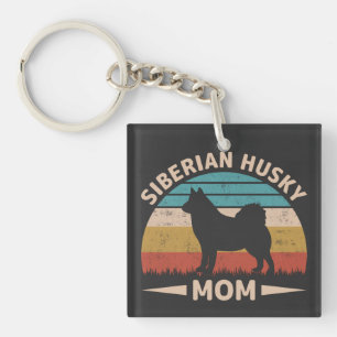 Siberische Husky Moeder Speciale Bond Husky Mama Sleutelhanger