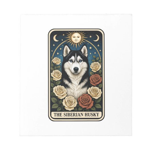 Siberische Husky Notitieblok (Voorkant)