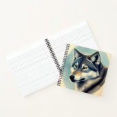 Siberische Husky Notitieboek (Binnen)
