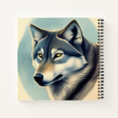 Siberische Husky Notitieboek (Achterkant)