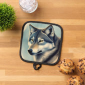 Siberische Husky Pannenlap (Top down)
