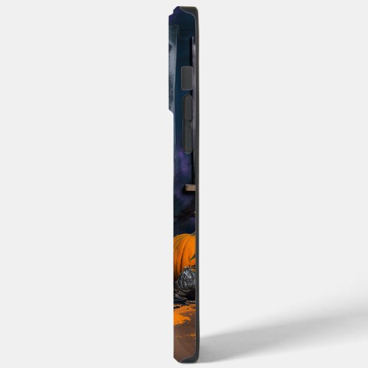 Siberische Husky pompoenen Halloween eng Case-Mate iPhone Case (Achterkant / Links)