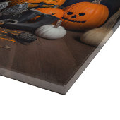 Siberische Husky pompoenen Halloween eng Snijplank (Hoek)