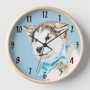 Siberische Husky Puppy Schilderij - Originele Hond