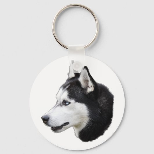 siberische husky sleutelhanger (Voorkant)
