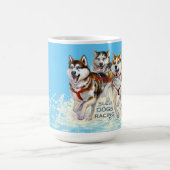 siberische husky slond dogs koffiemok (Center)