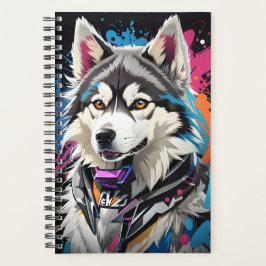Siberische Husky Splash Planner