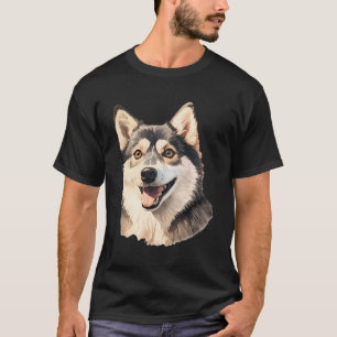 Siberische Husky Stijl T-shirt